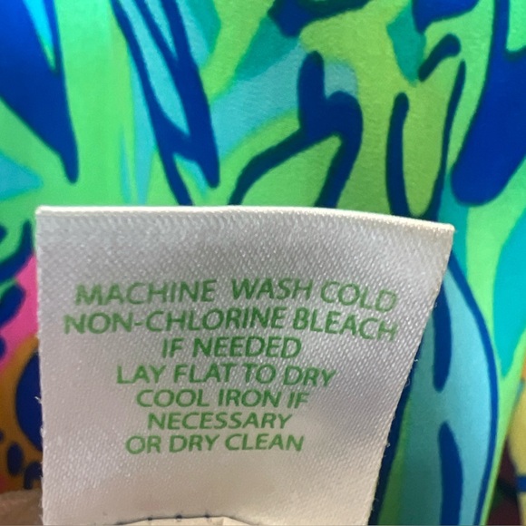 Lily Pulitzer Hot Spot Multicolored Shift Dress Size 12 Spring Easter Wedding - Picture 13 of 14